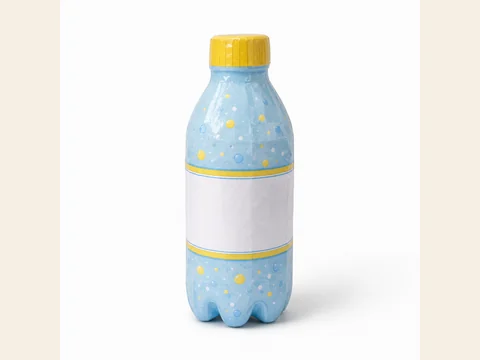 Vista previa de Plantilla de Paper Squishy de Bebida 3D