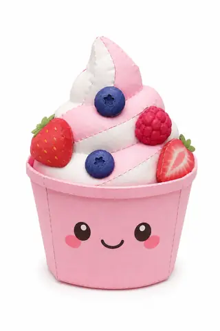 Vista previa de Paper Squishy de Postre 3D