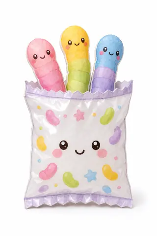 Vista previa de dulces 3D Paper Squishy