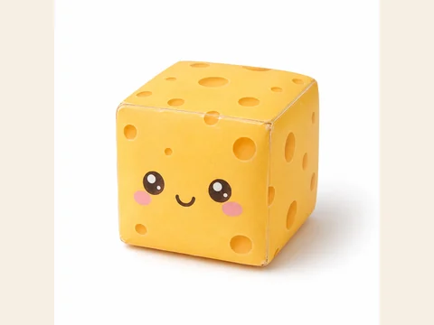 Vista previa de Plantilla de Paper Squishy de Comida 3D