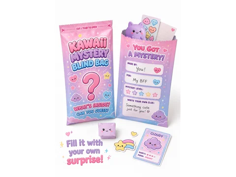 Vista previa de Paper Squishy de Craft 3D Paper Squishy