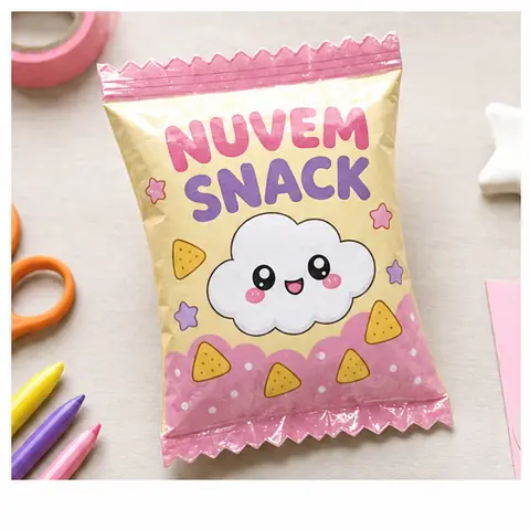 Vista previa de Plantilla de Paper Squishy de Comida 3D