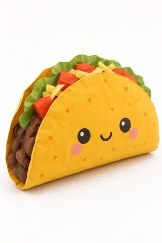 Vista previa de Comida 3D Paper Squishy